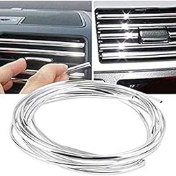 AutoBizarre 3 Meter AC Vent/Car Edges Chrome Styling Edge Guard-29