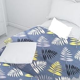 RD TREND Super Soft Cotton Reversible Quilted AC Comforter, Quilt Bed Cover for Single 90X60(Inches) Comforter Color- Grey-11