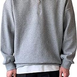 Men's Solid Oversize Sweatshirt (2001)-image-80