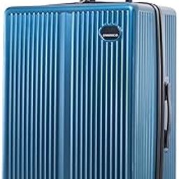 Nomad Explorer Check in Large 77.5 cm, Hard-Sided Polycarbonate Trolley Bag, Silent Spinner Wheels, TSA Lock (Steel Blue)-image-55