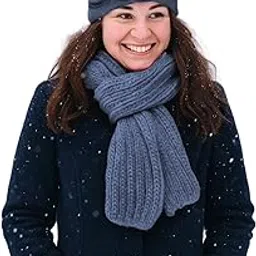 eleg & stilance Winter Cap & Muffler Set for Women | Warm, Comfortable & Trendy Winter Wear | Woolen Hat & Scarf Combo Multicolor-picture-26