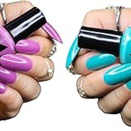 Moraze Glossy Nail Polish For Women, Long-Lasting & Vegan Nail Paint, (Pack Of 2 x 5 ml) (Magic Moment+The Blue Lagoon)-image-34