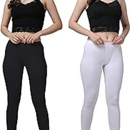 Ankle length Leggings for Women and Girls Cotton Lycra Size : S/M-26-28 inches Waist and L/XL-30-32 inches Waist and 2XL/3XL-34-36 inches Waist 4XL/5XL-38-40 inches Waist and length 35 inches-image-7