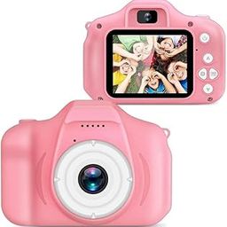 Kids Digital Camera, | Photos Video Digital Camera with Filters & Games 1080P HD Digital Video Camera & Photography for Kids | Kid Camera with 2 Inch Screen, Toys for Above 3 to 12 Years Old, (Pink)-12