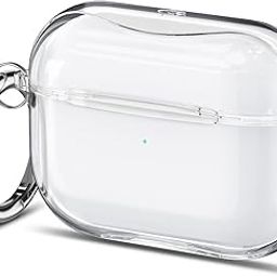 Spigen AirPods Pro 2nd Gen(2022/2023) Case, Carabiner Included, [Shock Proof] [Light & Compact], Ultra Hybrid - Crystal Clear-26