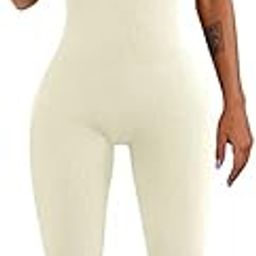 MISSMARRY women sport,yoga,fitness and for daily use jumpsuit sleeveless One piece bodysuit seamless design-image-56