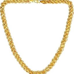 Gold Chain - Golden Necklace for Gents & Boys - Stainless Steel Chains - Fashion Jewellery for Men - Birthday Gift & Anniversary-image-54