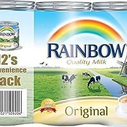 Rainbow Original Evaporated Fresh Milk its Creamy Texture Alone Enriches Flavour 160ml (Pack Of 12)-image-55