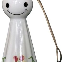 Ceramic Japanese Doll Wind Chime – Hand-Painted Design, Indoor/Outdoor Decor (Extra Large, 2, Set)-image-54