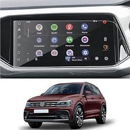 Unbreakable Car Infotainment System Screen Protector Compatible With Volkswagen TAIGUN (10.09 Inch) [Transparent]-25