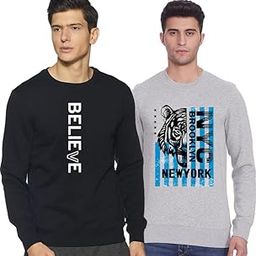 Mens Sweatshirt Combo Pack of 2 1167_M Multicolour-image-45