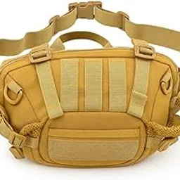 CARRY TRIP Multipurpose Tactical Waist Bag for Men – Military Utility Belt Bag with Adjustable Strap | Water-Resistant Outdoor Fanny Pack for Travel, Hiking, Camping, Trekking (Tan)-picture-32