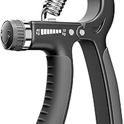 QUICK SHEL Adjustable Hand Grip Strengthener (10 KG - 40 Kg) Hand Power Gripper for Men & Women Home Gym Workout Exercise Equipment Use at Home Forearm Exercise Finger Power Exerciser (Black)-image-27