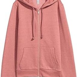 Solid Hoodie for Women | Hooded Neck with Front Zipper, Full Sleeves, Casual Wear Cotton Blend Hoodie (Peach)-27