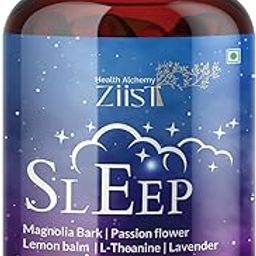 Ziist SLEEP Magnolia Bark | Passion flower Lemon balm | L- Theanine | Lavender | Dietary Supplement 90 Capsules-image-11