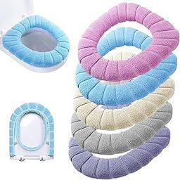 ATIRAMANIYA Soft & Warm Washable Toilet Seat Cover - Easy Fit, Thicker Cushion for Comfort (1)-image-1