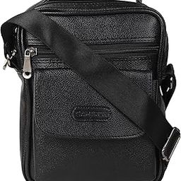 Vegan Leather Small Sling Bag for Men | Chest Slinger bag | Crossbody Bag| Side Bag Men | Mini Leather Slings | Corporate Gift Item | Passport Sling.-image-87