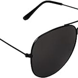 Black Aviator UV Protected Unisex Sunglasses (Medium)-picture-14