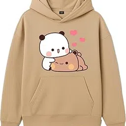ericia Hoodie Sweatshirt for Women Men Casual Stylish Latest Brown Beige Pink Lavender Black Under 399 499 winterwear sasta kapda Winter Sweatshirt Hoody-picture-18