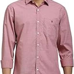 Men's Premium Easy to Care Slim fit Textured Casual Shirt-image-3
