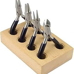Beadsnfashion 4 Pcs Stainless Steel Pliers Tool Kit Beading Tools For Jewellery-image-24