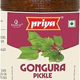 Priya Gongura Pickle with Garlic, 500g - Authentic Telugu Style Achar |Traditional South Indian Taste| Homemade Andhra Pickles| Tangy and Spicy|With Tamarind Paste, Gongura Leaves and Mixed Spices| Glass Jar-image-72
