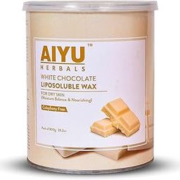 AIYU HERBALS White Chocolate Wax – Soft & Hydrating Hair Removal Wax for Smooth Skin | Professional Salon-Quality Strip Wax | Gentle on Sensitive Skin | Full-Body Wax for Face, Arms & Legs 800g-image-85