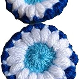Winter Ear Muffs Woollen Round Shape (Himalayan Wool) 7 cm-image-19