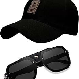 Adjustable Baseball ediko Cap & [430R] Sunglass for Man Women Free Size & Boys. and Girls (Pack-2)-image-58