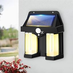 Pivalo Outdoor Solar Wall Light Wireless & Waterproof Bright LED Lamp with Dusk to Dawn Motion Sensor for Exterior Porch Patio Fence Garden Decor (Pack of 1, Warm White)-19