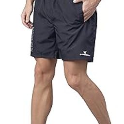 Dpassion NS Lycra Sport Shorts for Men |Gym | Running Regular Polyester Navy Blue-picture-18