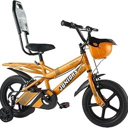Lifelong 14T Cycle for Kids 2 to 5 Years - Bike for Boys and Girls - Balance Wheels & Mudguard, 95% Pre-Assembled, Frame Size: 9" - Suitable for Children Under 3 Feet Height (Juniors Ride, Orange)-11