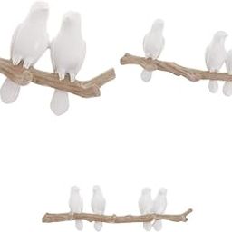 HEAVENGLOW 3 Style Wall Mounted Resin Coat Robe Hook Birds On Tree Branch Hanger Rack-image-31