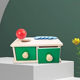 LR Decor Infant Coin Box Preschool Learning Permanence Montessori for Gifts Kids 2 in 1-image-112