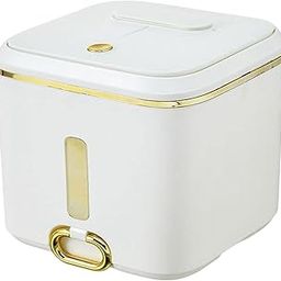 pp Rice Storage Box Sealed Moisture Proof Grain Container for Pet Food White L-image-80