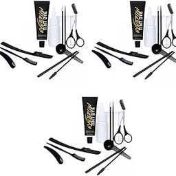 Enakshi® 3 Set Eyebrow Tint Dye Kit Charming Eyebrow Dyeing Sweatproof Last 4-6 Weeks|Health & Beauty | Makeup | Eyes | Eyebrow Liner & Definition-image-28