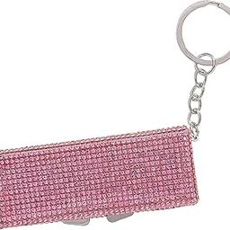 Pink Rhinestone Bag Charm | Key Ring for Handbags | keychain for girls cute |Aesthetic Phone charms Car Key chain | Travel Accessories | Ideal for Gifting-image-68