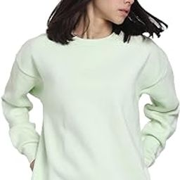 Official Peanuts Merchandise Women's Graphic Printed Oversized Fit Full Sleeve Round Neck Fleece Plus Size Sweatshirt-picture-5