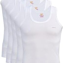 Bigboss Men's Cotton Vest (Pack of 5) (DB04L_White_90)-image-2