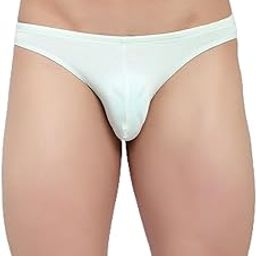 Antibacterial Micro Modal Sea Green Briefs for Men-image-10
