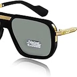 dervin UV Protected Polarized Square Sunglasses for Men and Women-picture-19