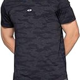 Men's Nylon Half Sleeve T-Shirt Regular Fit - Workout Activewear for Gym, Quick Dry Training, Running, Fitness, Jogging, Exercise, Casual Wear.-image-41