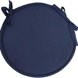 HEAVENGLOW Round Chair Cushion Soft Simple Comfortable Meditation Cushion Stool Cushion Navy 30cm-image-42