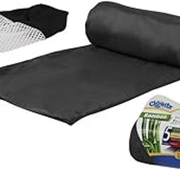Cloudz Bamboo Travel Blanket with Bag - Black-image-73