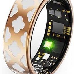 Smart Ring for Women Men Fitness Ring Heart Rate Monitor Sleep Smart Ring Step Counter Calorie Pedometer Rings Fashionable Fitness Tracker Remote Control Photograph Rose Gold Ring-image-52