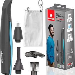 Havells Multi Grooming Kit Gs6532, 5-In-1 With Protective Combs, Rechargeable - All-In-One Trimmer Comes Wth Pouch, Corded Electric (Grey) - Men-image-62