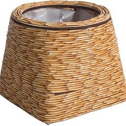 ATORSE Handwoven Flower Basket Dried Flower Vase for Hotel, Apartment, Dining Room Irregular Brown-image-74