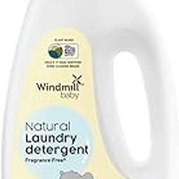 Windmill baby Natural Fragrance Free Laundry Detergent Liquid, USDA Certified, Allergen Free, Plant Based with Bio-Enzymes - 900 ml-15