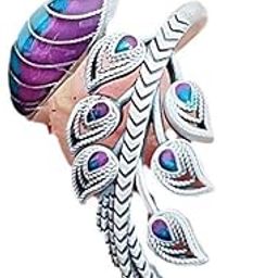 Retro Peacock Ring- Beautiful & Colorful Peacock Finger Ring for Girls & Women-image-53