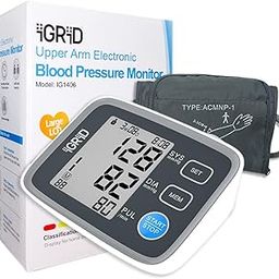 iGRiD Digital Blood Pressure Monitor with Intelligent Features | Backlit Display, Adjustable Cuff for Comfortable Use | Advanced Algorithms Measurements, Stress-Free Readings | Fully Automatic, Dual User Storage Memory-image-59